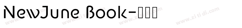 NewJune Book字体转换